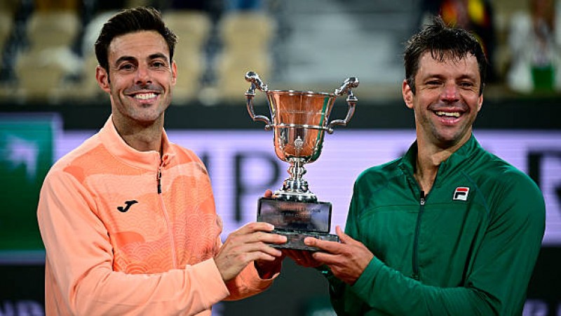 Histórico: el argentino Zeballos, con Granollers, campeones en el dobles de Roland Garros